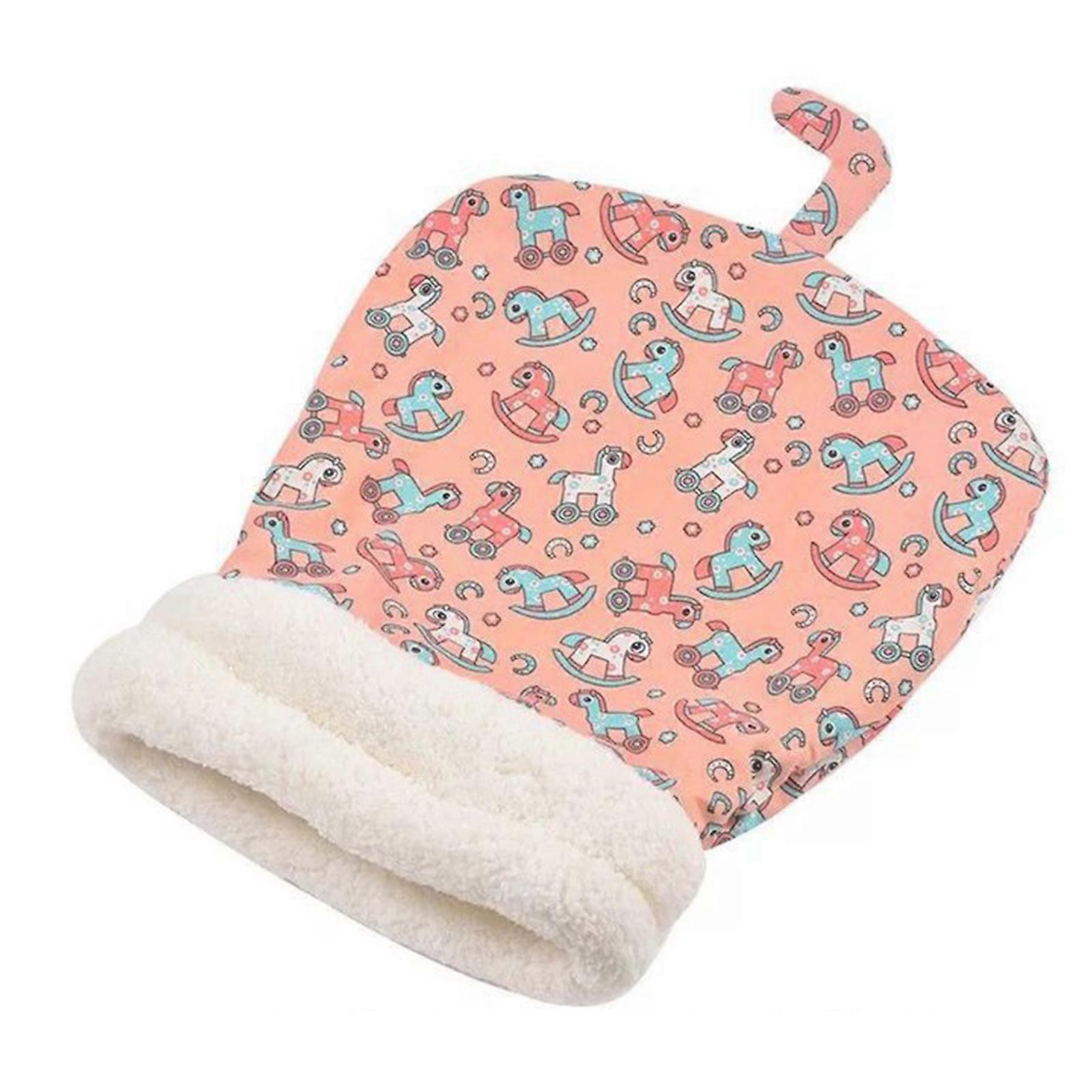 Cat Sleeping Bag for Indoor Cat Winter Cat Bed 360 Warm Semienclosed Soft Plush Large Cat Sack for Small Medium Pet