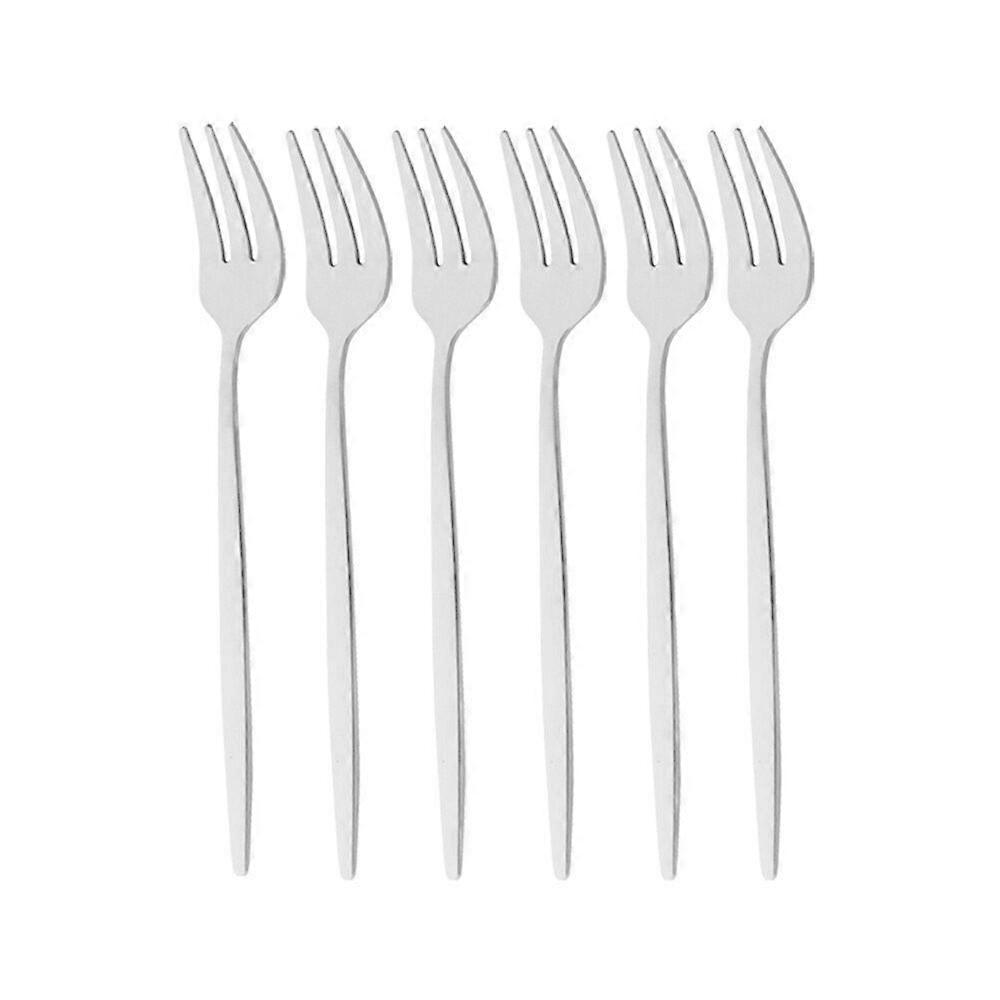 Tea Fork Tableware Set Stainless Steel Small Fruit Fork Dinnerware Cutlery Set