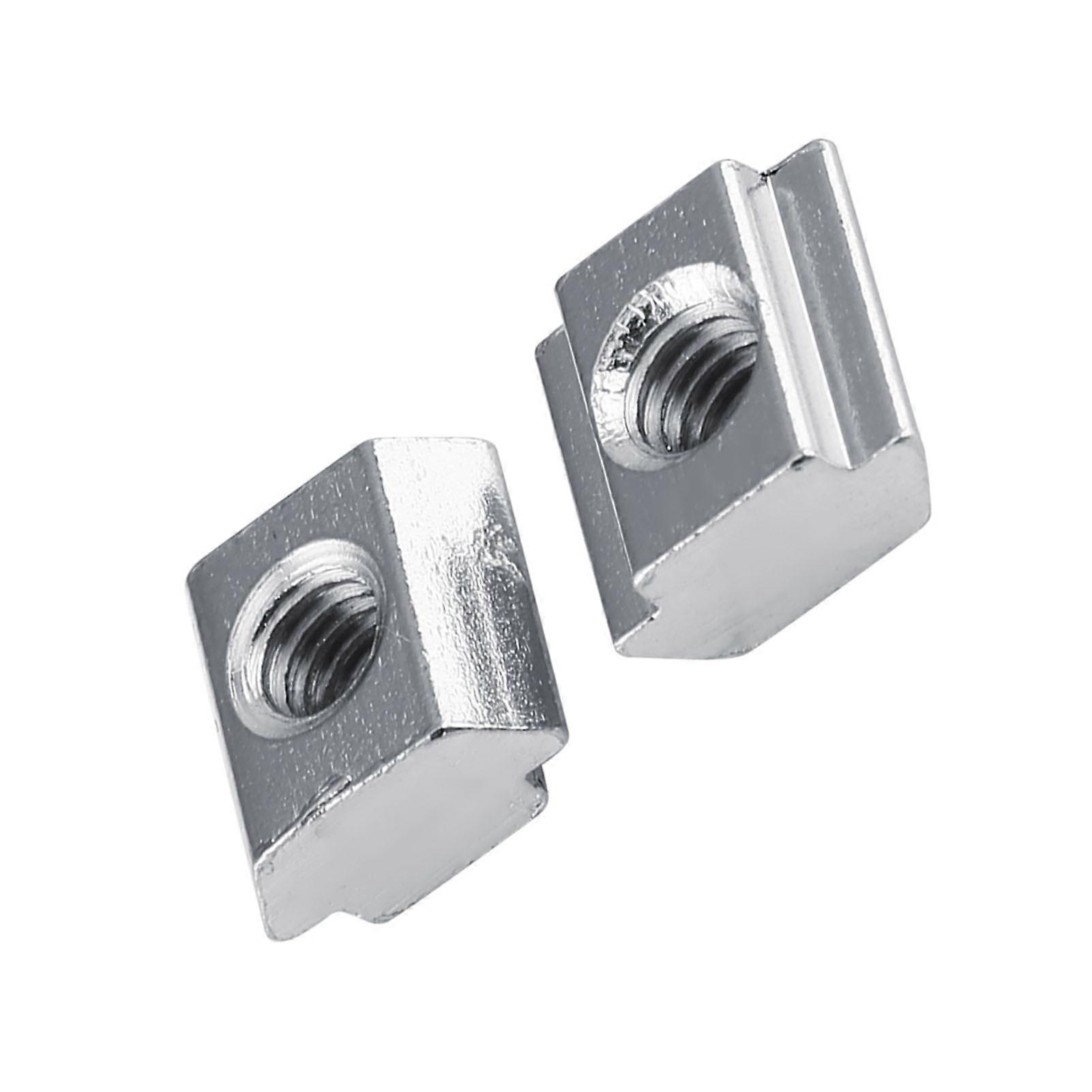 Carbon Steel Sliding T Slot Nut with Nickel Coating for Aluminum Profile Accessories (EU20 M4)