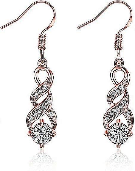 Cubic Dangle Drop Earrings