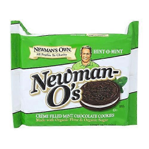 Newman's Own Organic Mint Creme Cookies O'S ,13 Oz(Case Of 6)