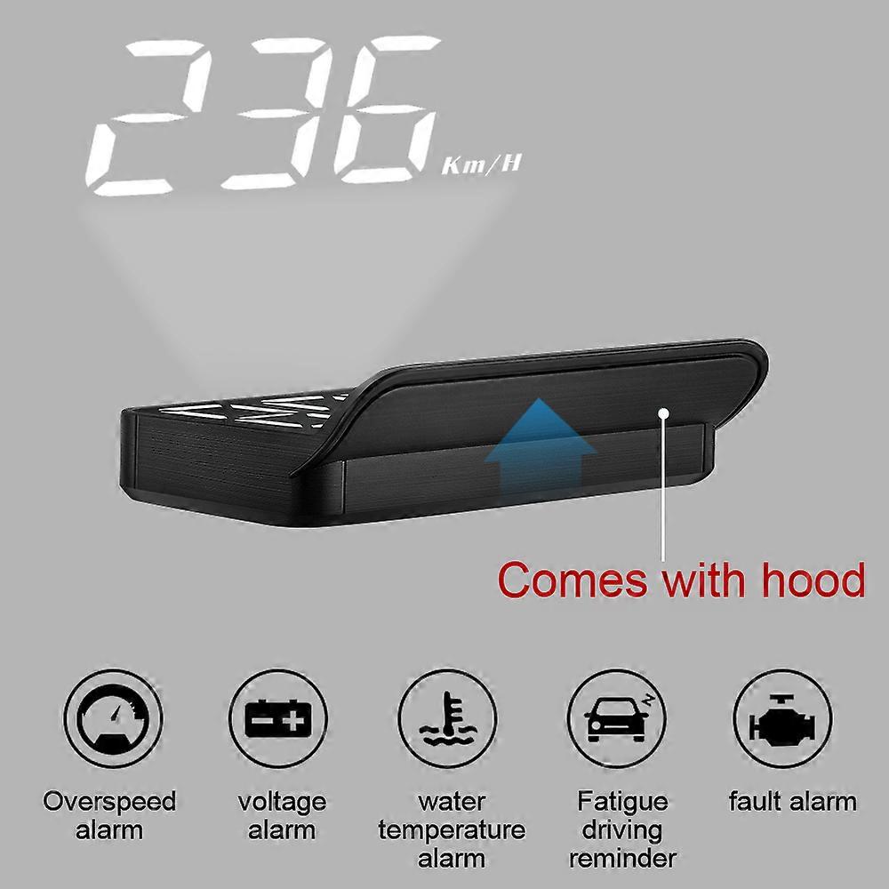 M3 OBD2 HUD Auto Accessories Auto Parts Overspeed Warning Windshield Projector Digital Electronic Car Head Up Display