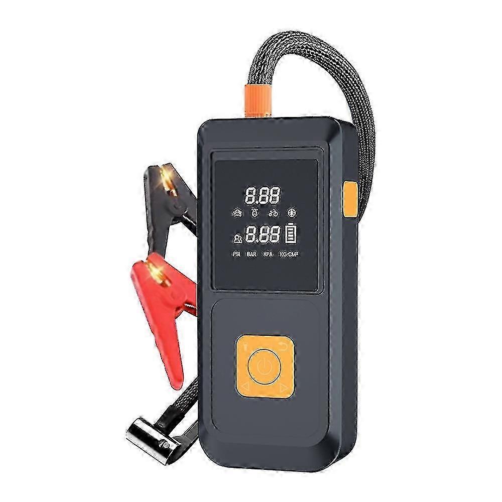 Jump Starter with Air Compressor 1000A Peaks Automobile Battery Booster Power Pack (Up to 4.0L Gases