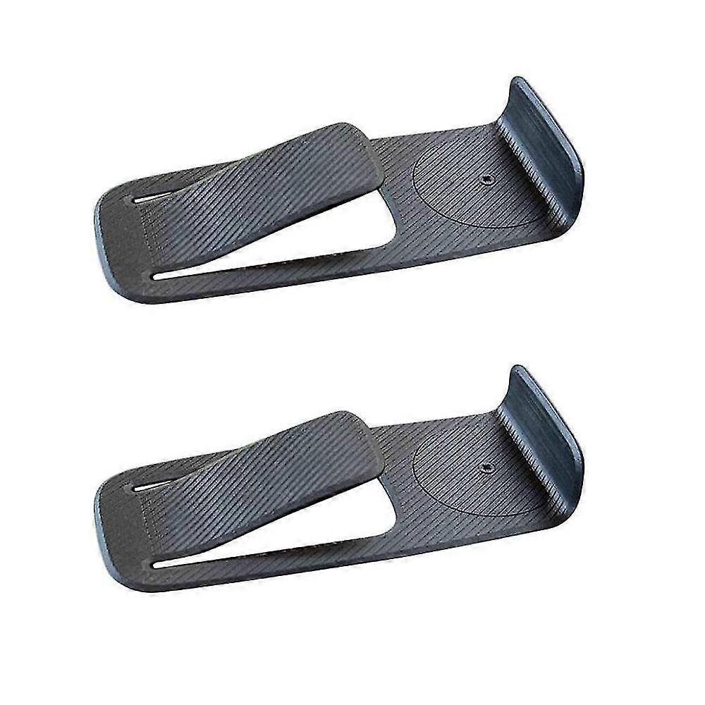 2Pcs Starlight-spring - Door Stopper With Door Protector (black)