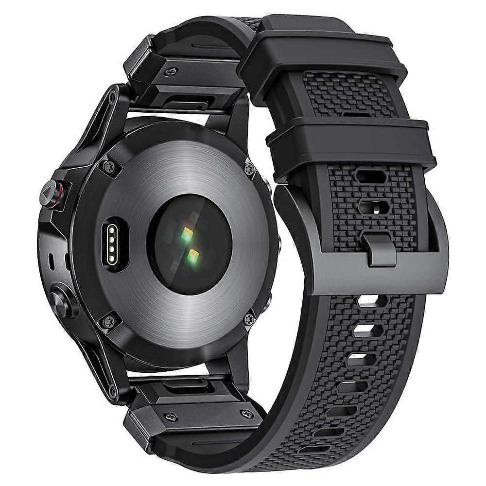 For Garmin Fenix 3 / 5 / 5X / 6X / 7X Replacement Strap 22mm Universal Smart Watch Soft Rubber Wrist Band