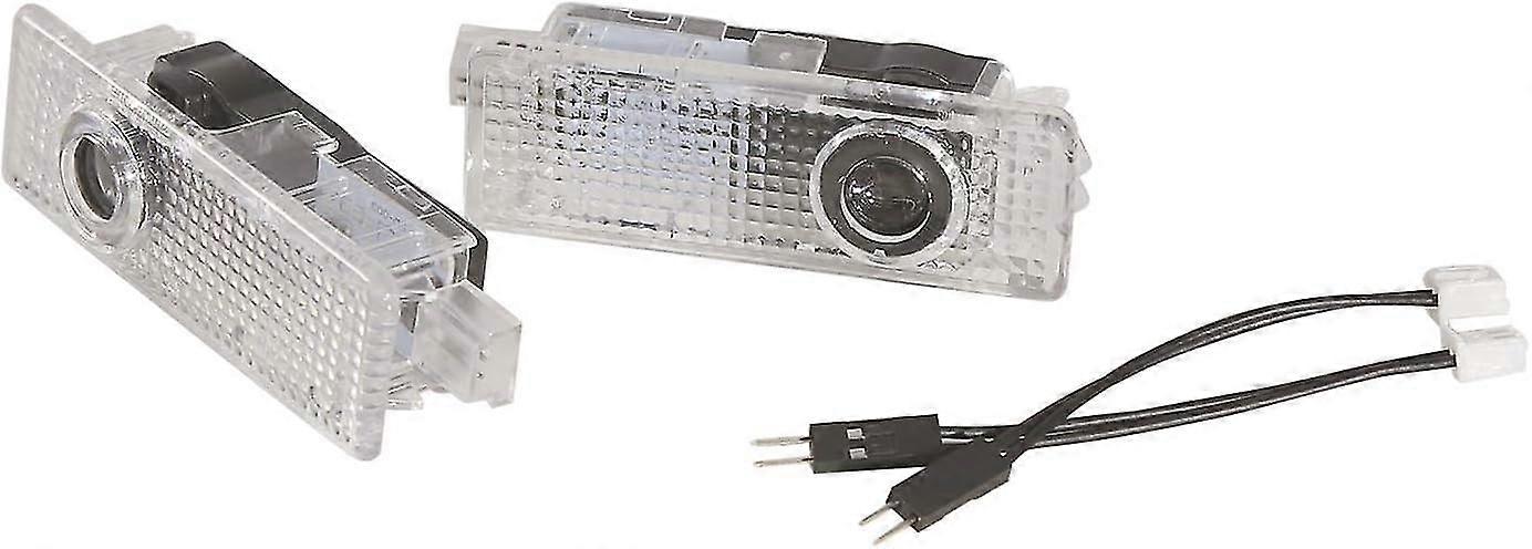 2 حزمة HD باب الترحيب بقيادة العارض فانتوم سينس ترحيب مدخل ضوء الملحقات متوافق X1 / x3 / x4 / x6/3/4/5/6/7 / z / gt