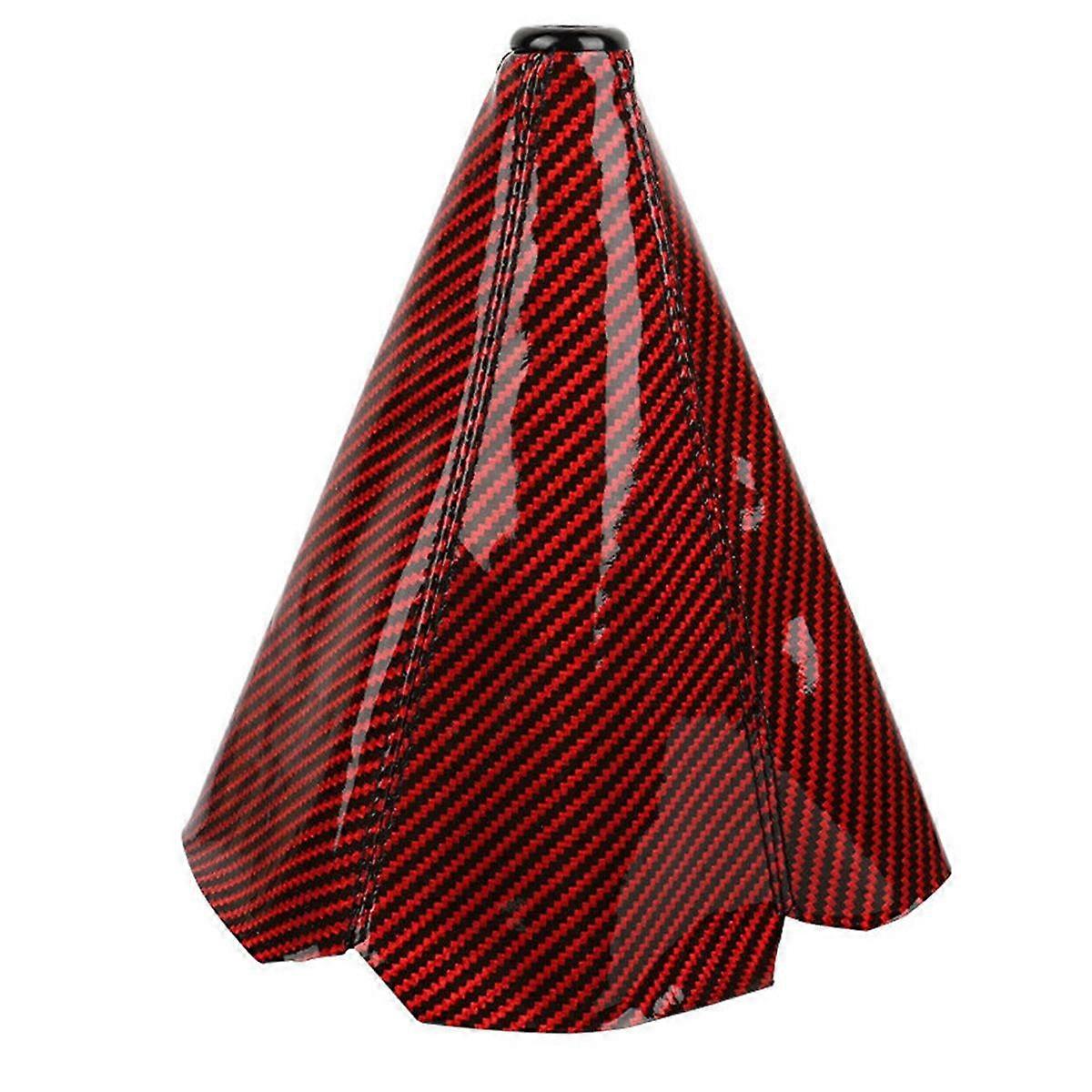 Carbon Fiber Purple Shift Boot Cover for Gear Cover Shifter Shift Knob MT AT