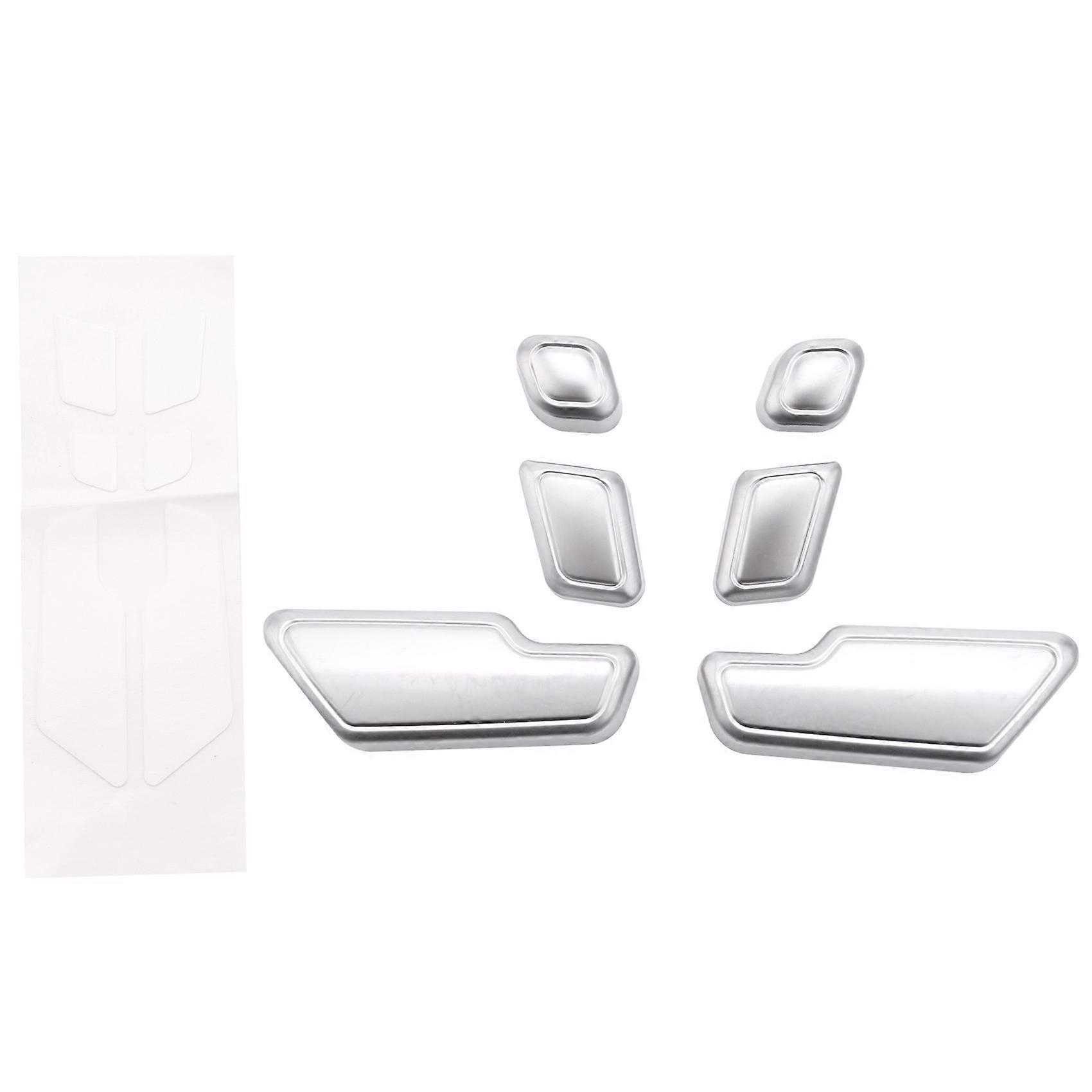 Car Alloy Door Adjust Button Switch Cover Sticker Trim for C E GL ML Class W204 W212 W218 Accessori