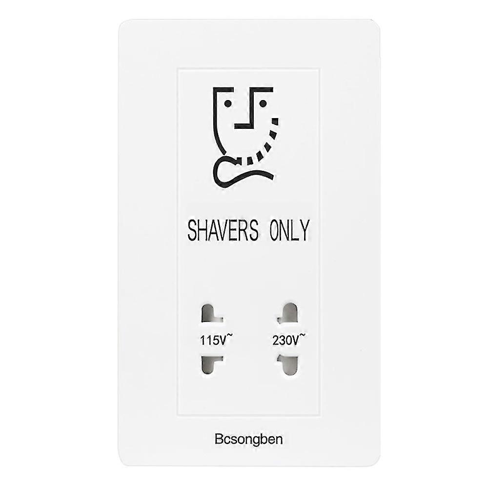 Receptáculo Crystal Glas Shaver Socket Socket Shaver Home Shaver Wall Socket Socket Hotel