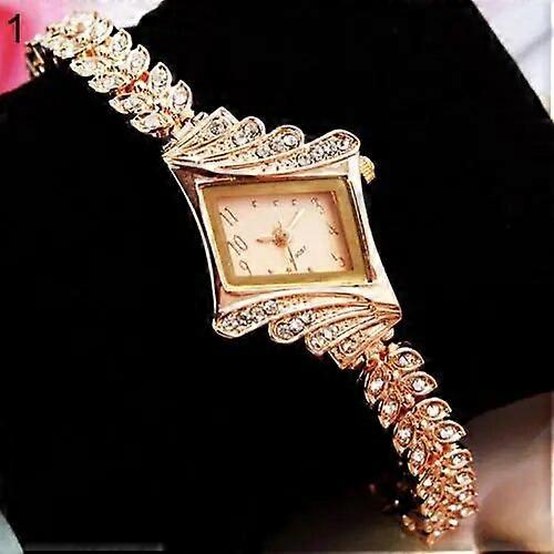 Brand Fashion Women Watches Watch Luxury Ladies Crystal Quartz Rhombus Bangle Rhinestone Wrist Watch Relogio Feminino