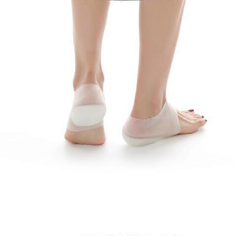 Height Increase Heels Cushion Insole, Gel Heel Invisible Height Elevators, Heal Dry Cracked Heels Arch Support Heel Protectors