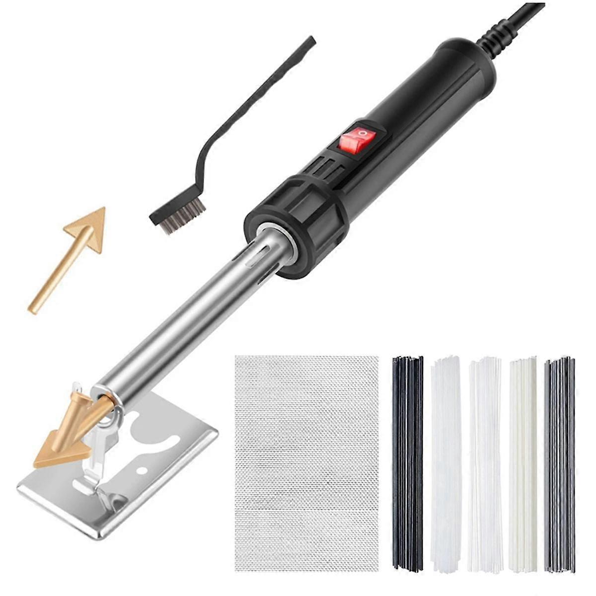 US Plug,150W Plastic Welding Kit Soldering Iron Welding Repair Tool for DIY Car Bumper Kayak Canoe Welder Tools Kit