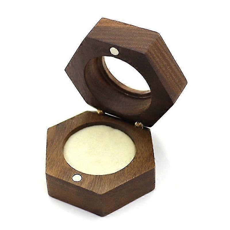 Vinta Ring Box With Lining Jewry Stora For Proposal Wedding
