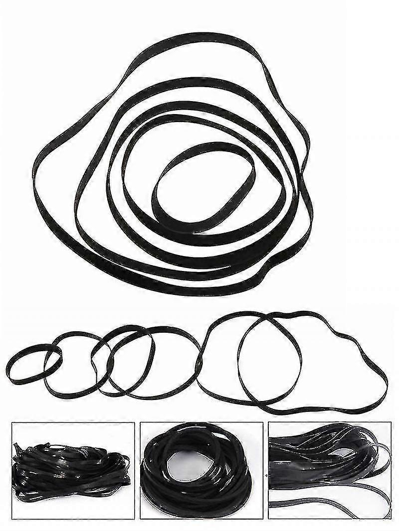 4mm Cassette Mixed Rubber Belt Cassette Recorder Tape Machine Belt Set Of 50 Us