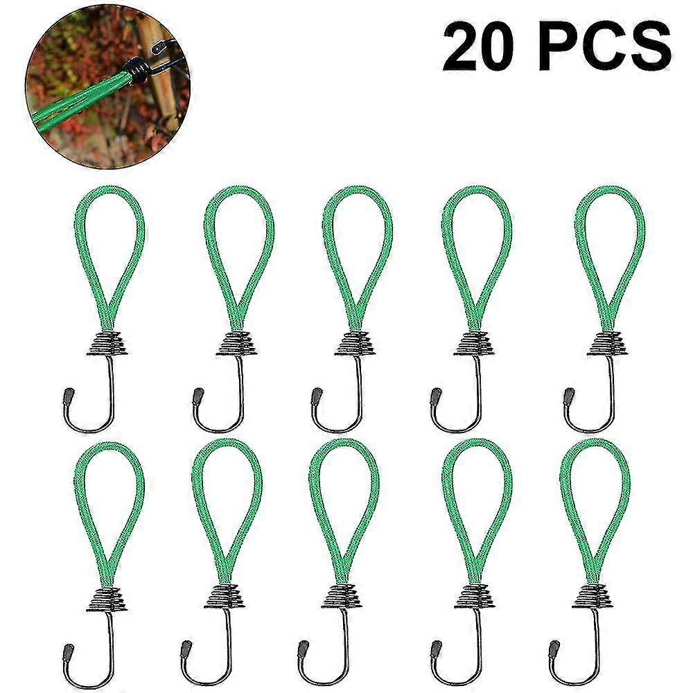 Tensioning Rubbers With Hooks, Expander Hooks For Tarpaulins 15cm