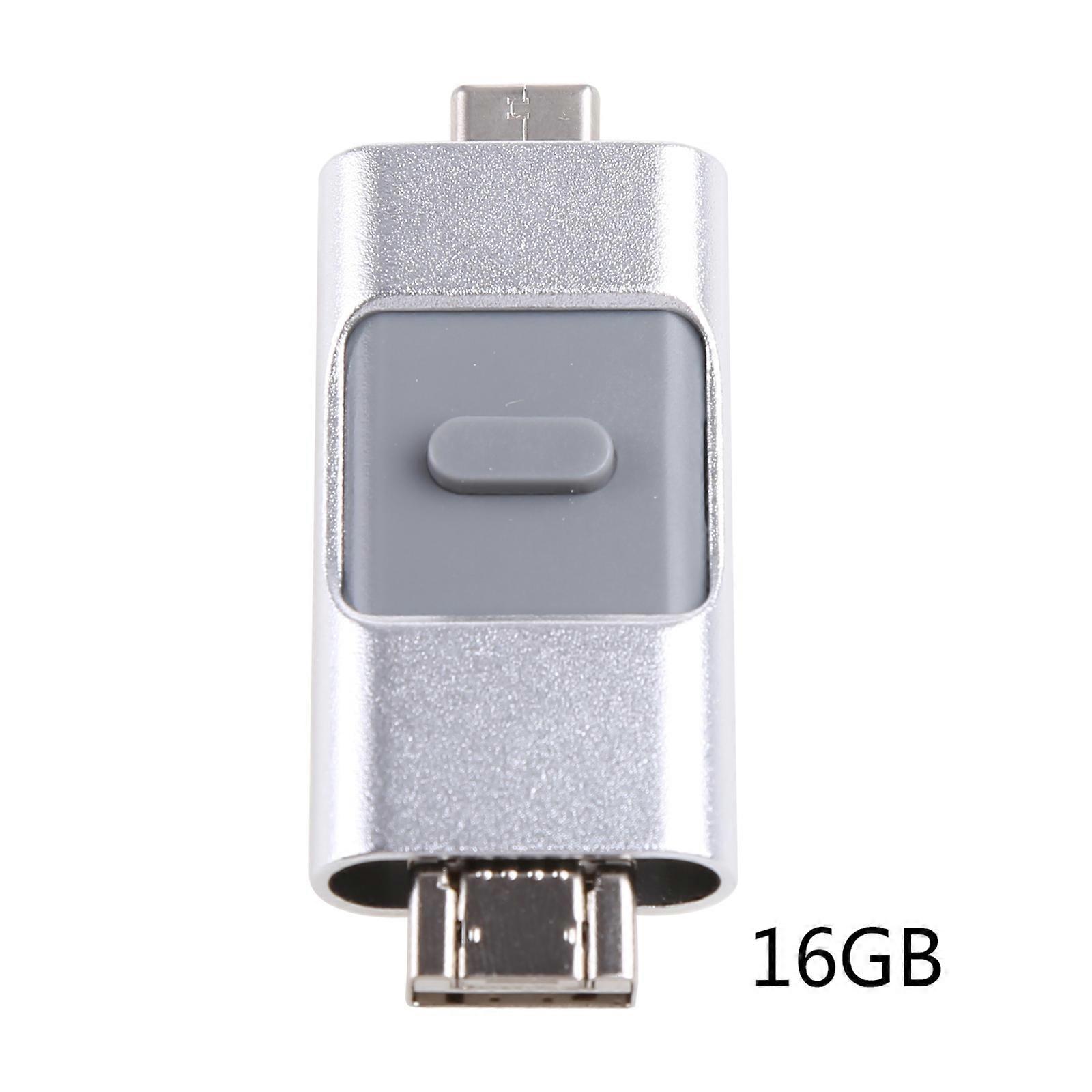 Type-c Bilgisayar 3'ü 1 Arada USB Flash Sürücüler Tak&Oynat 16GB/32GB/64GB Kapasite