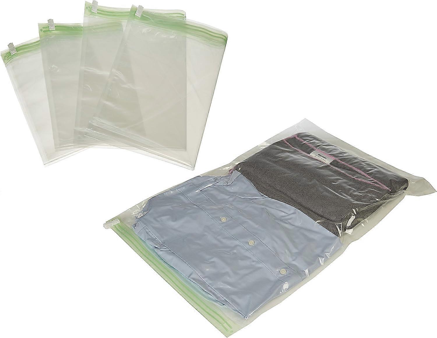 Basics 8-Pack Roll-Up Compression Covers for Travel, Non-Suction