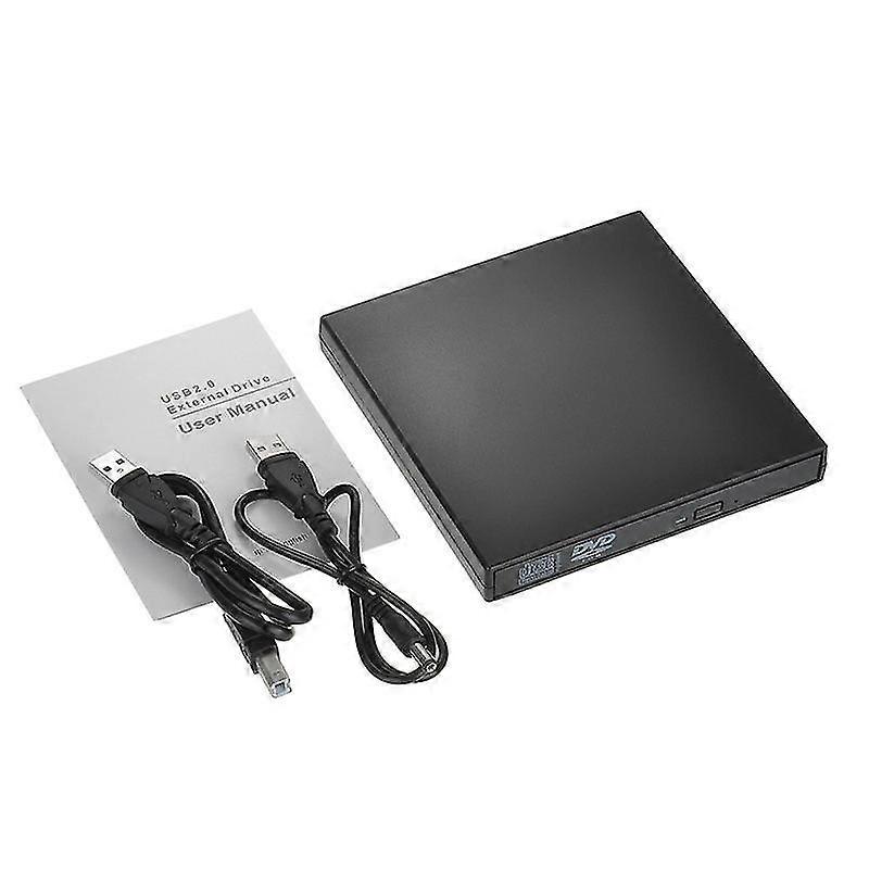 قرص مضغوط خارجي DVD ، ناسخ أقراص DVD خارجي مع USB2.0 Type-c ، مشغل DVD محمول محرك أقراص CD / VCD / RW / ROM ضوئي خارجي للكمبيوتر الشخصي والكمبيوتر المحمول وأجهزة الكمبيوتر المكتبية و iMac