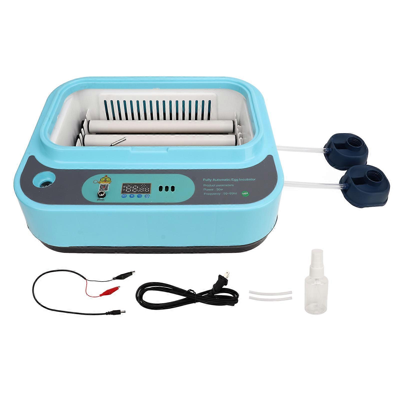 Egg Incubator Smart Automatic Mini 15 Egg Incubator with Temperature and Humidity Control for Hatching US Plug 110V