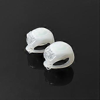 10x fietslamp fiets voorlicht achterlicht wiel licht led siliconen lamp