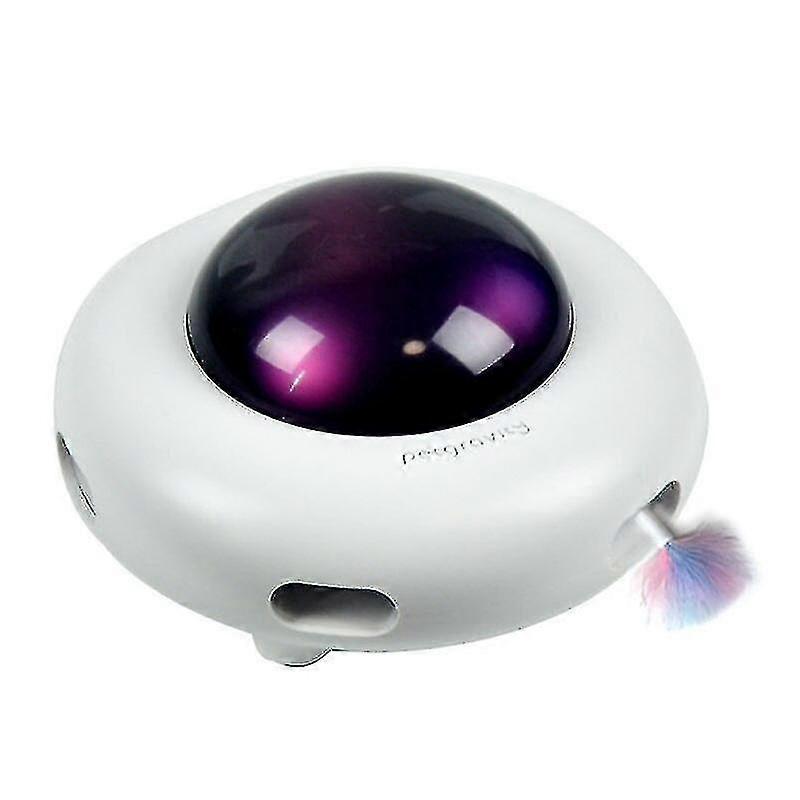 Automatic Feather Teaser Cat Toy Random Interactive Electric Crazy