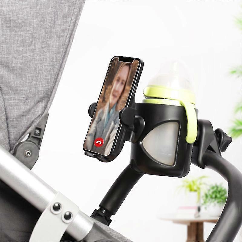 Cup Holder 2 in 1, Stroller Cup Holder