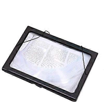 Reading magnifying glass with LED light, stereo foldable bracket magnifying glass