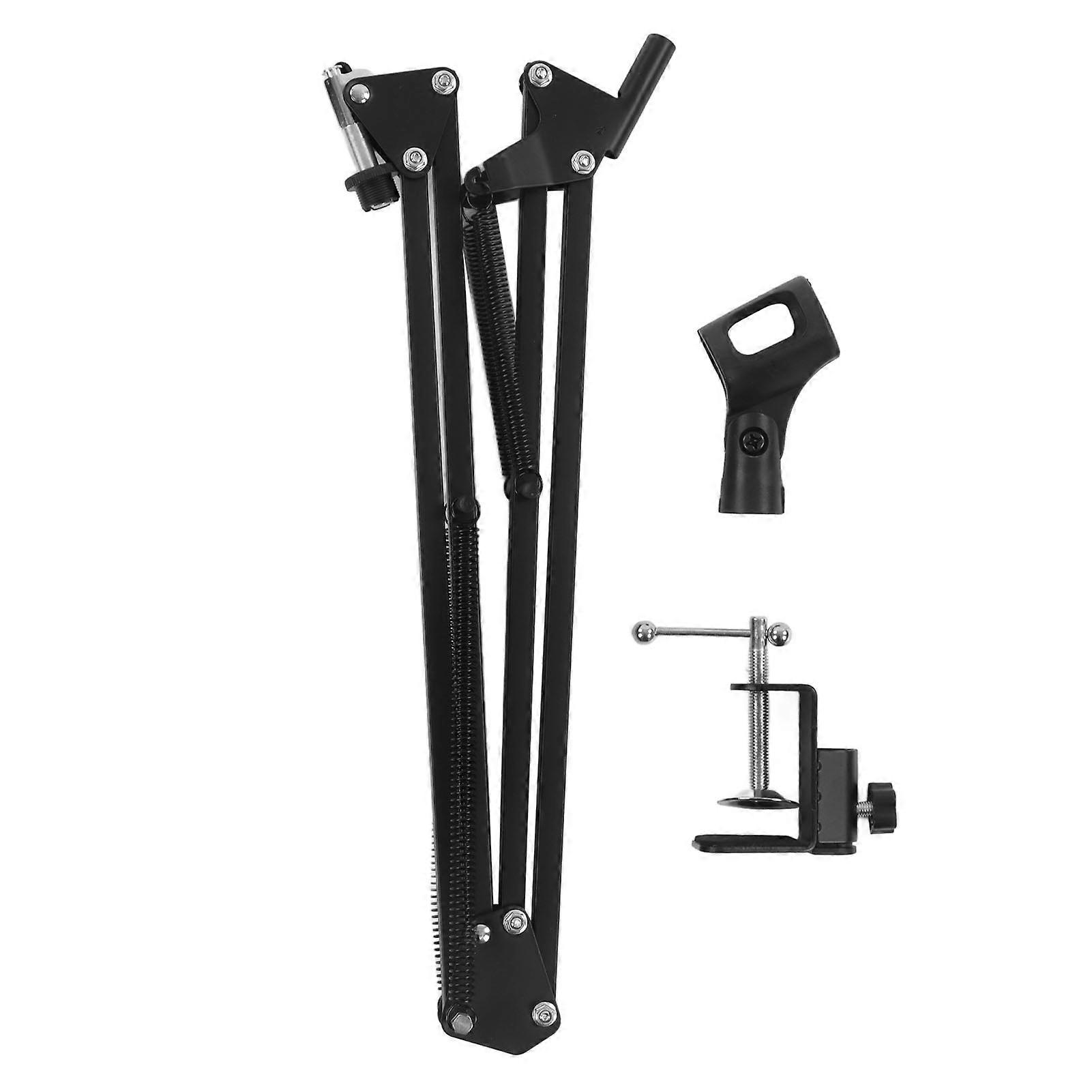 Support de microphone à double ressort, bras de suspension universel réglable, perche de suspension pour diffusion en direct à domicile