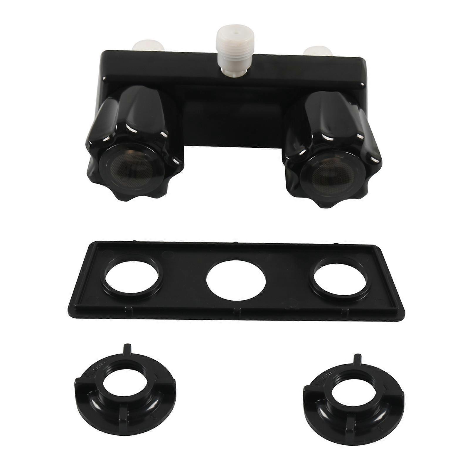 Rubinetto doccia per camper Valvola doccia per camper Deviatore 4 "Doccia da bagno Valvola miscelatrice per camper con doppie manopole