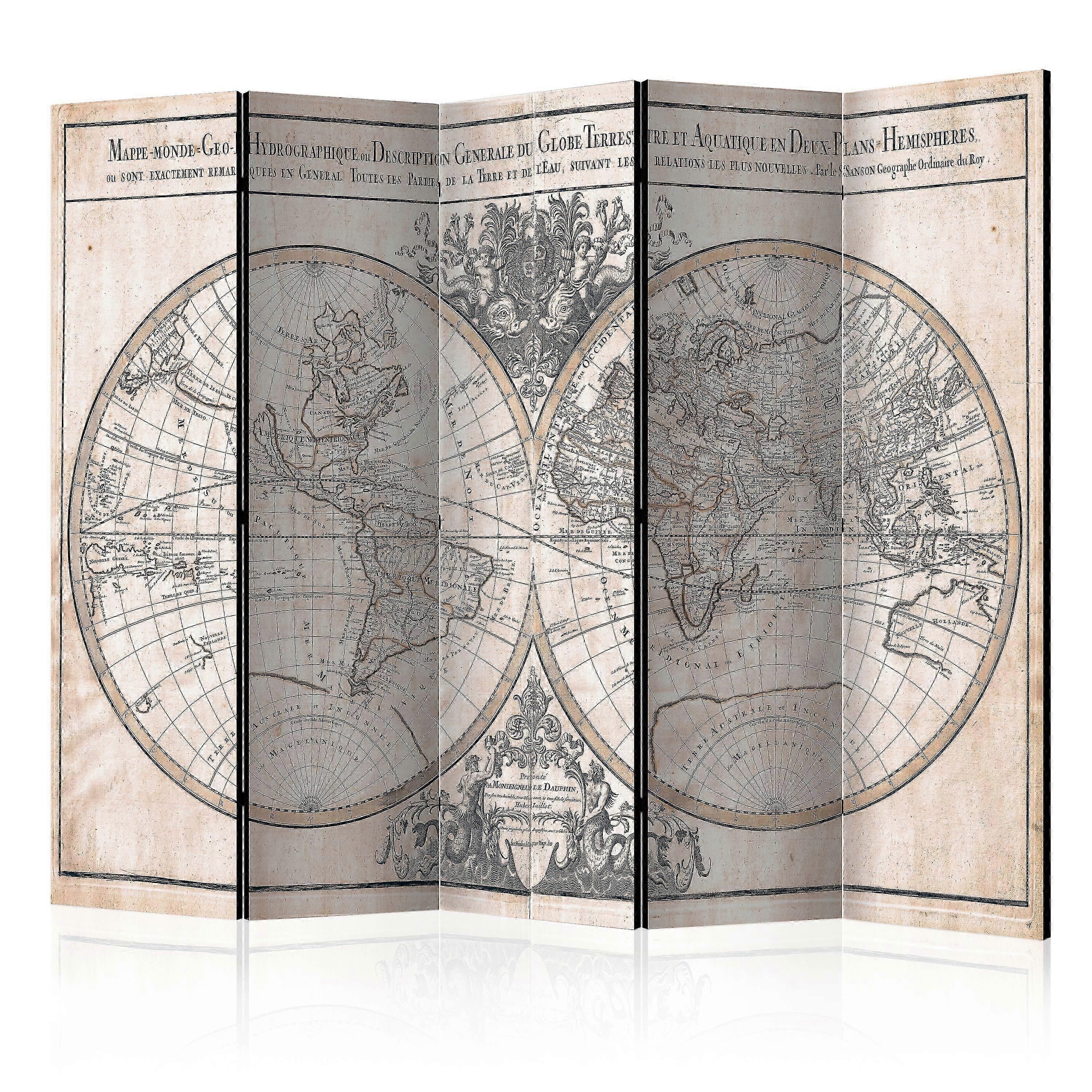 Divisória - Mappe-Monde Geo-Hydrographique