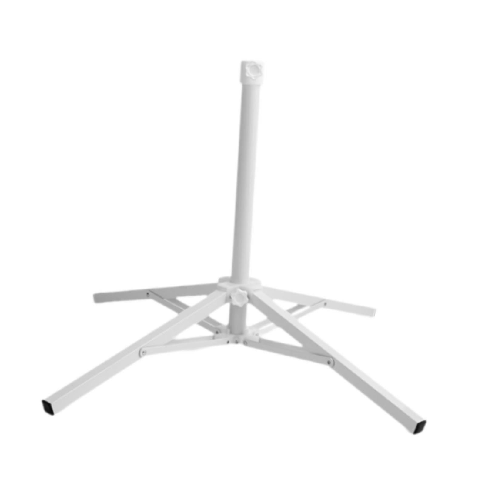Folding Parasol Base Easy Carrying Four Legged Support for Garden Deck Porch