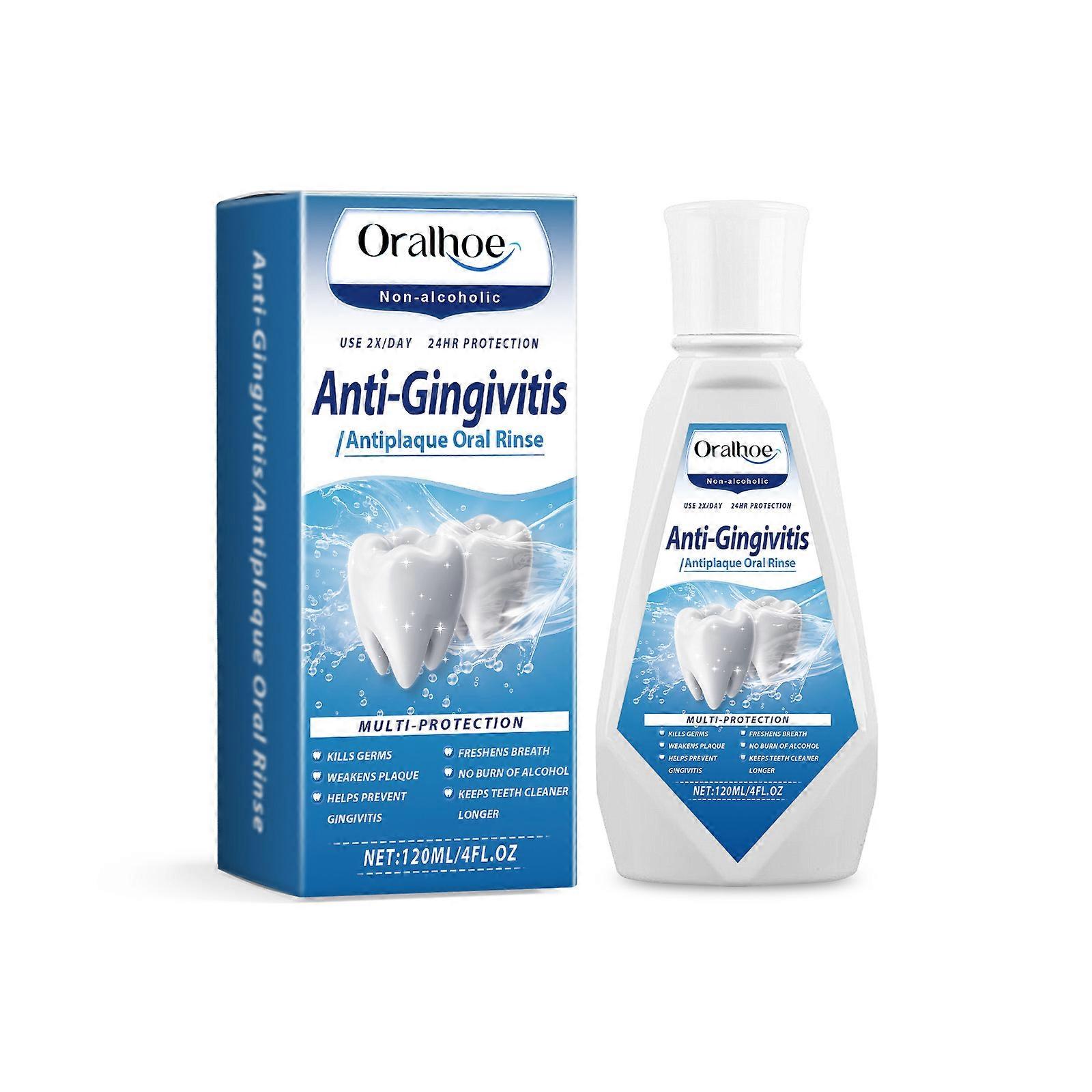 Enxaguante Bucal Multi-Proteção - Hálito Fresco e Remoção de Manchas, 120ml