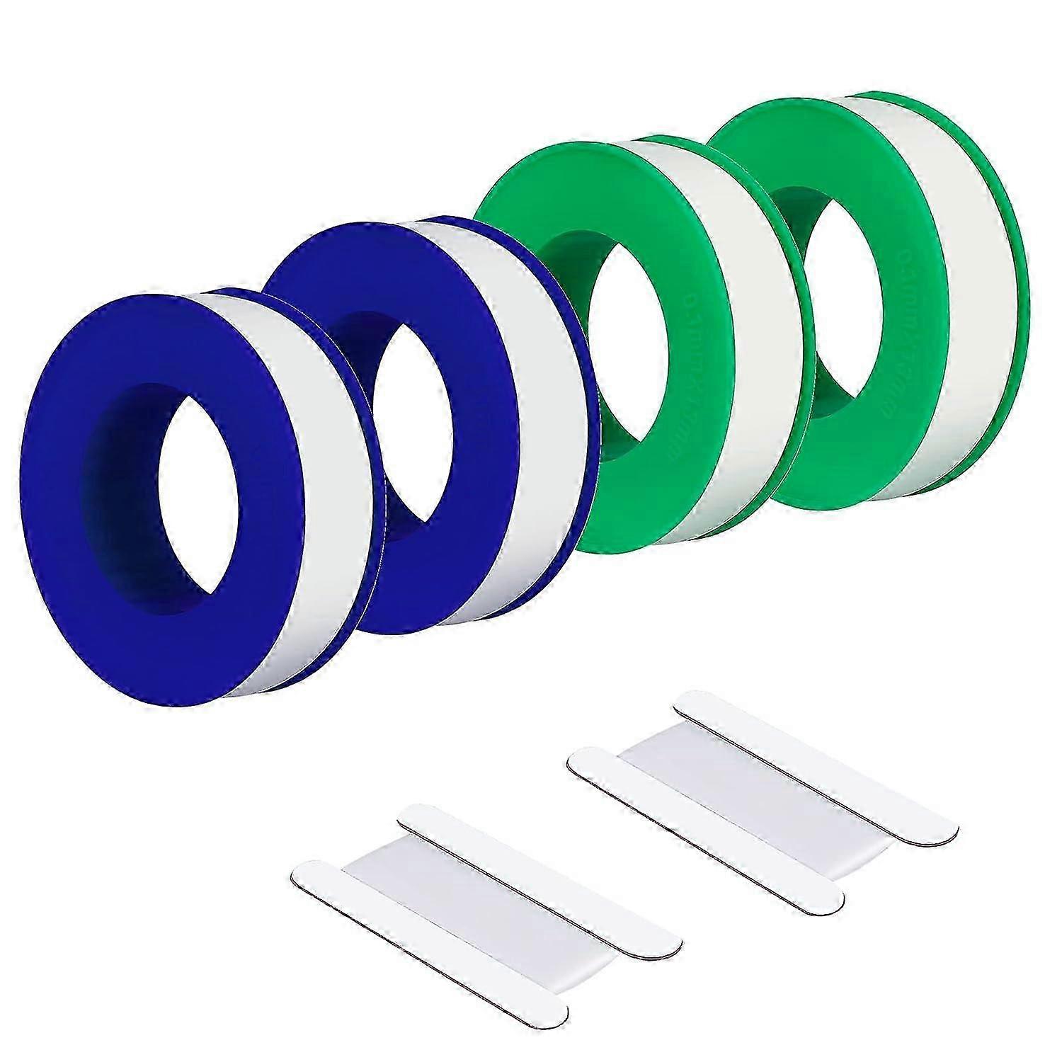4 Rolls Thread Seal Tape - PTFE Tape for Plumbers with Portable Teflon Tape