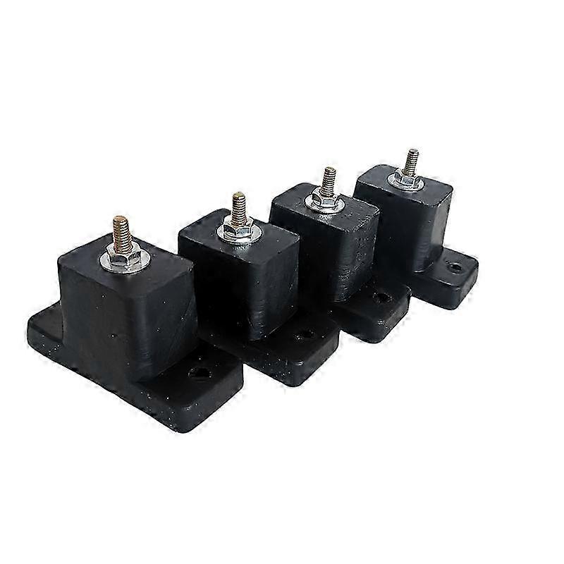 Rubber Vibration Isolator Mounting Bracket Set, 4 Pack, for Outdoor Mini Split Air Conditioner Condensers