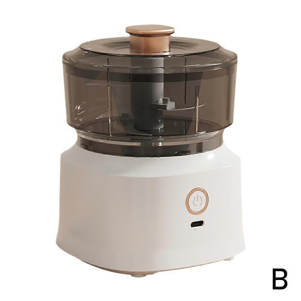 Electric Garlic Chopper Mini Food Processor One Button Operation Portable Safe For Kitchen Onion Ginger