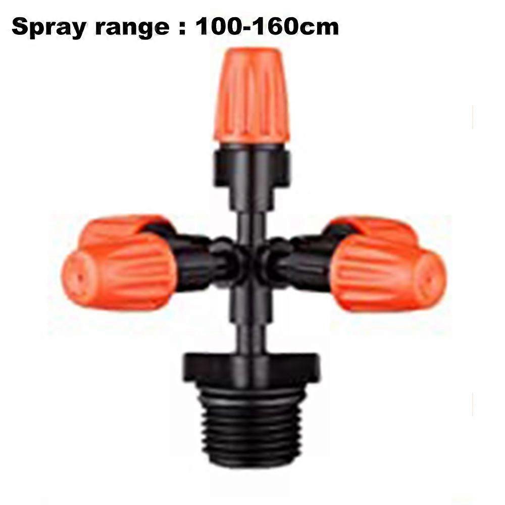 マイクロスプレー調整可能な流量灌漑ドリッパー、スプリンクラードリップ灌漑ミスターヘッド、5個セット