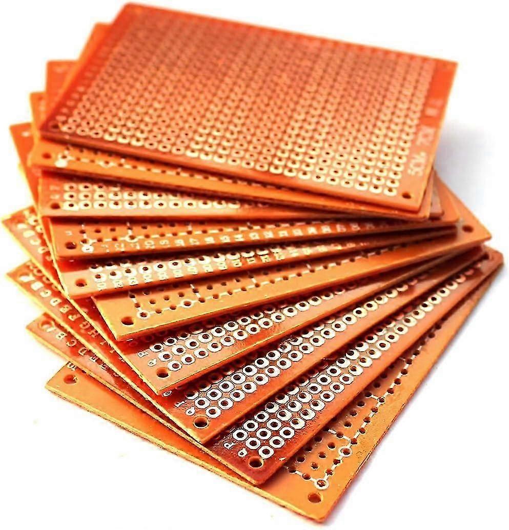 DIY Lehimleme için 10 Adet Evrensel PCB Prototip Kartı Kiti, 5cmx7cm