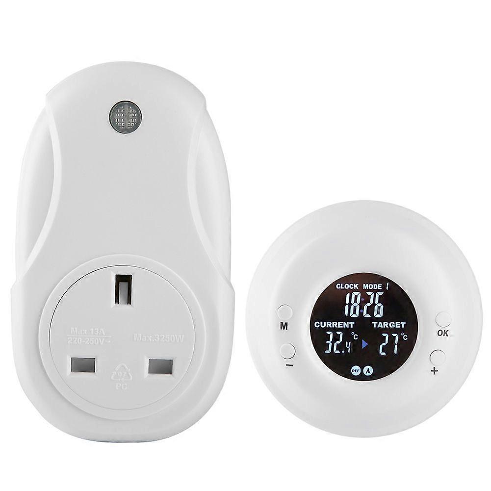 Small Wireless Temperature Control Timing Switch Timer Smart Socket Outlet (UK Plug 200-230V)