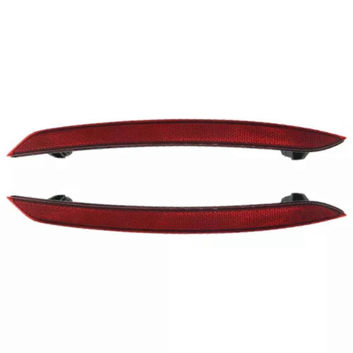Left & Right Rear Bumper Marker Reflector Lens Red Fit for XC90 2016-2022