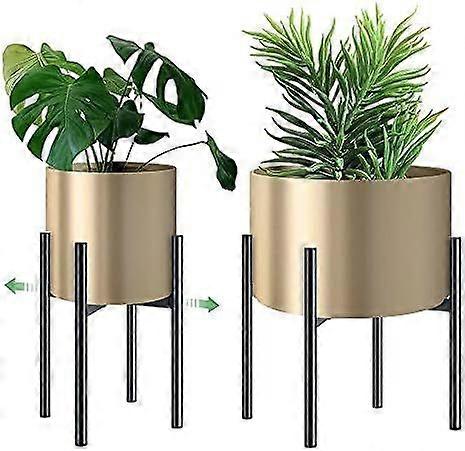 Support Plantes, tagre Plantes en Metal dans Un Style Simple, Support Pot de Fleur Intrieur et Extrieur Largeur Rglable pour les Pots de 20-30cm(Pot N