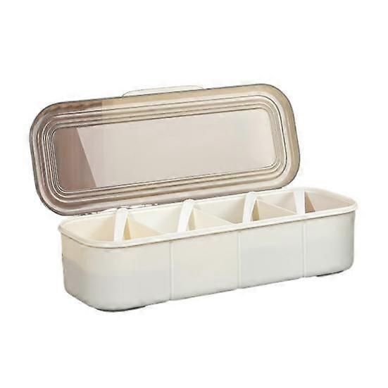 Condiment Server with Ice Tray Cold Serving Tray for Bar Fruit Salad Taco