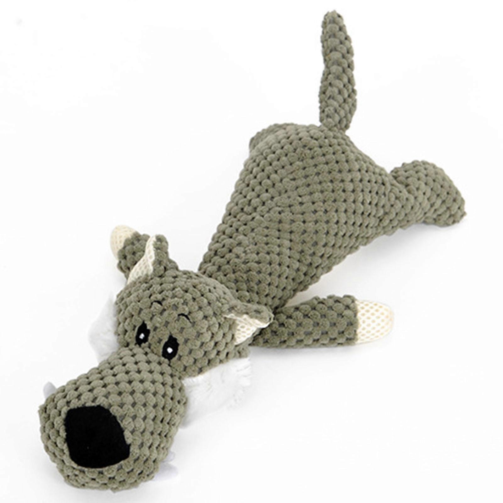 30cm Puppy Chew Toy - Interactive Squeaky Plush for Small Dogs