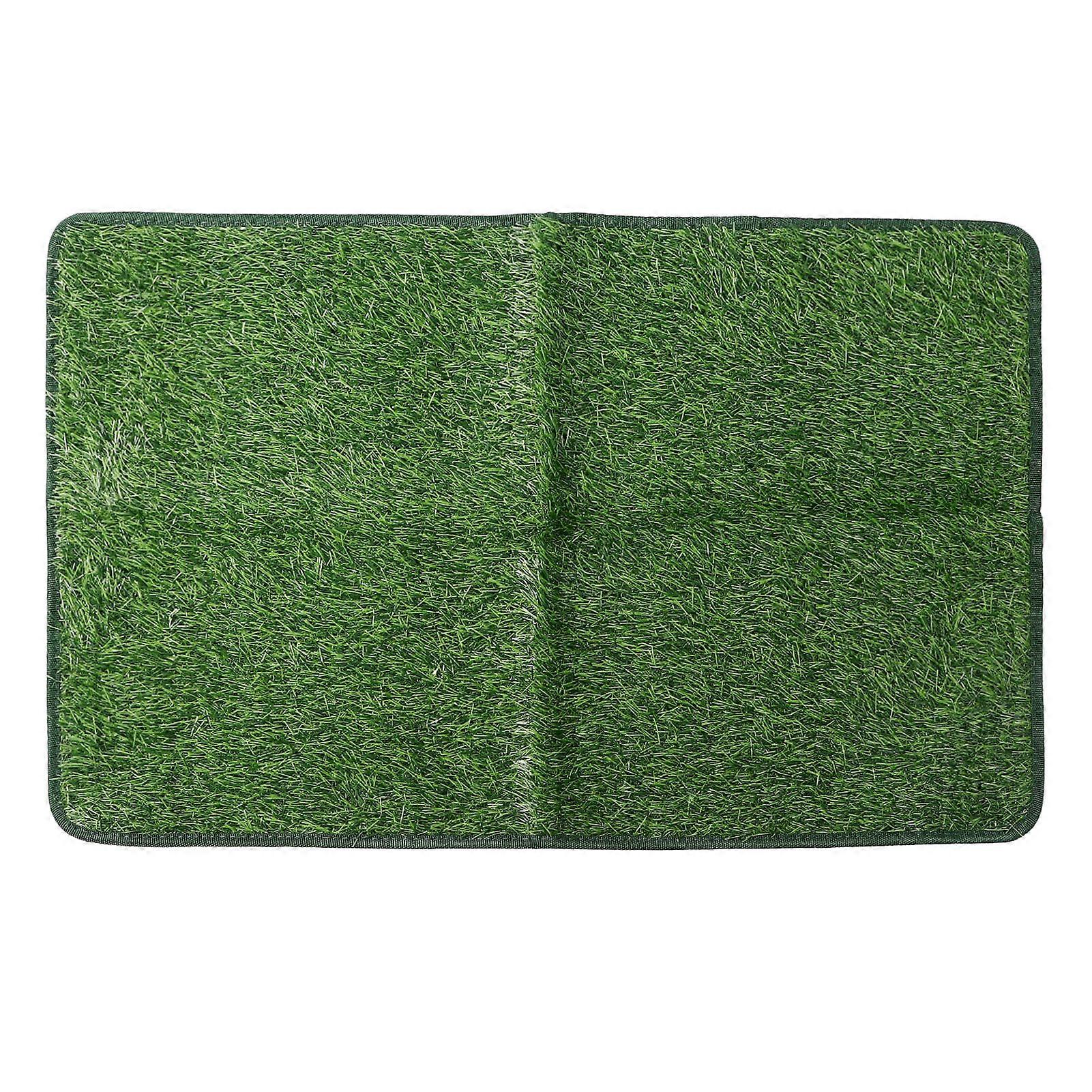 Artificial Grass Dog Pee Pad Large Size Prevent Slip Soft Comfortable Reusable Dog Potty Training Rug Mat for Indoor Outdoor