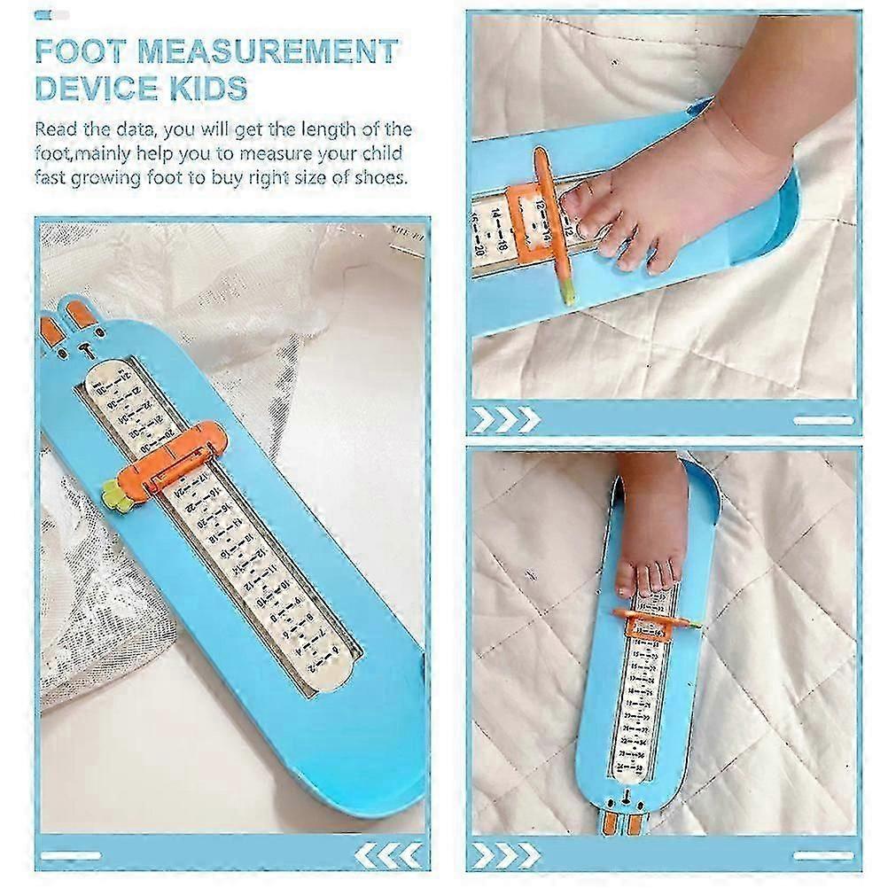 幼児の足の測定ゲージの子供の幼児の足の測定器子供の靴の定規の赤ん坊の靴のサイズ