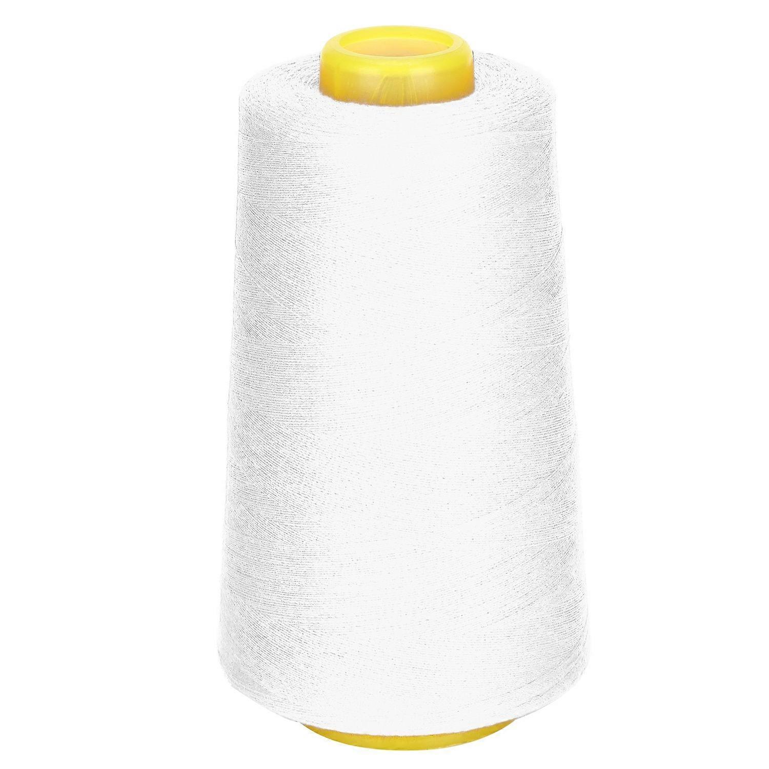 402 Polyester Sewing Thread 3000 Yards Hand Stitching Cord for DIY Handicraft Tailoring HandworkWhit