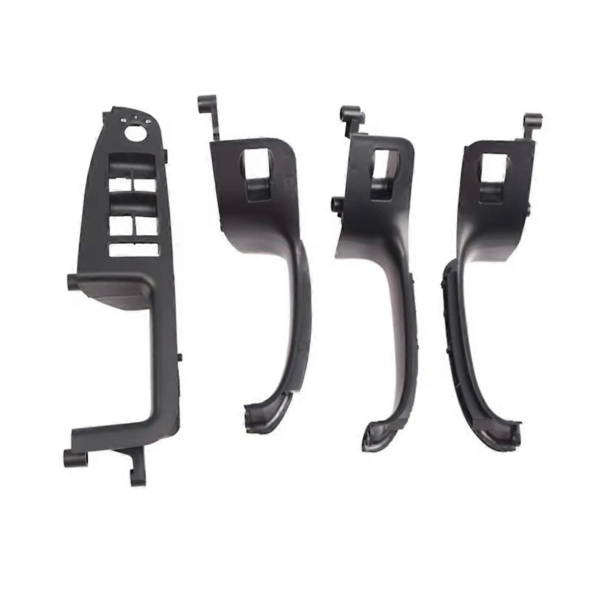 4Pc Car Door Switch Panel Inner Door Handle Cover for A4 B6 B72002-2008 8E1867162B 8E0868393A 8E086