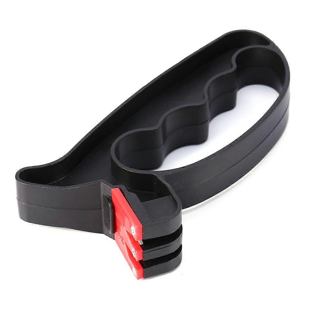 2-in-1 Handheld Scissors Blade Knife Sharpener Mini Outdoor Tool