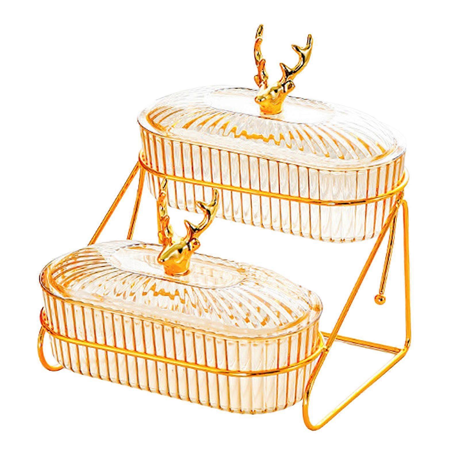 Dried Fruit Dish Nordic Stylish Serving Container Tier Fruit Stand Serving Tray