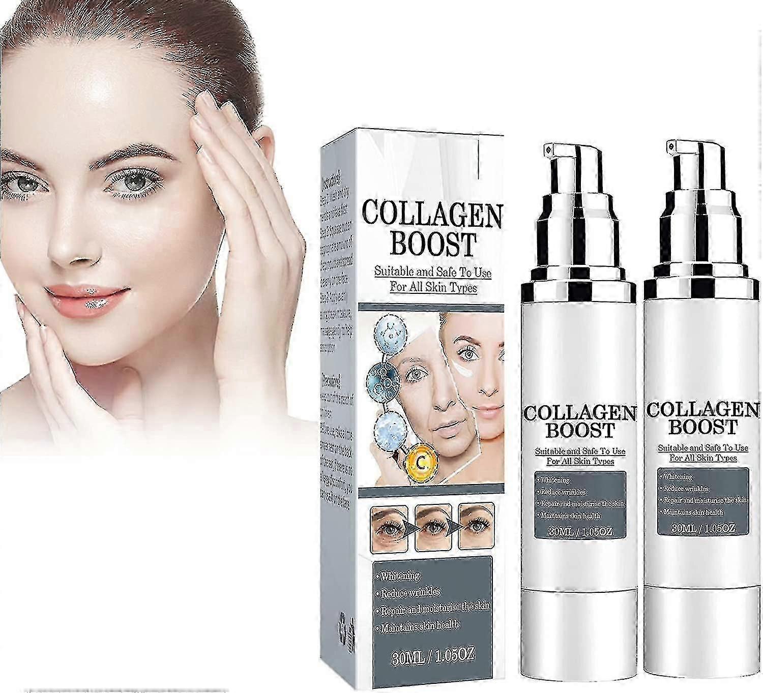 Collagen Boost Anti-aging,30ml Collagen Boost Anti-aging Serum , (2 Bottles)