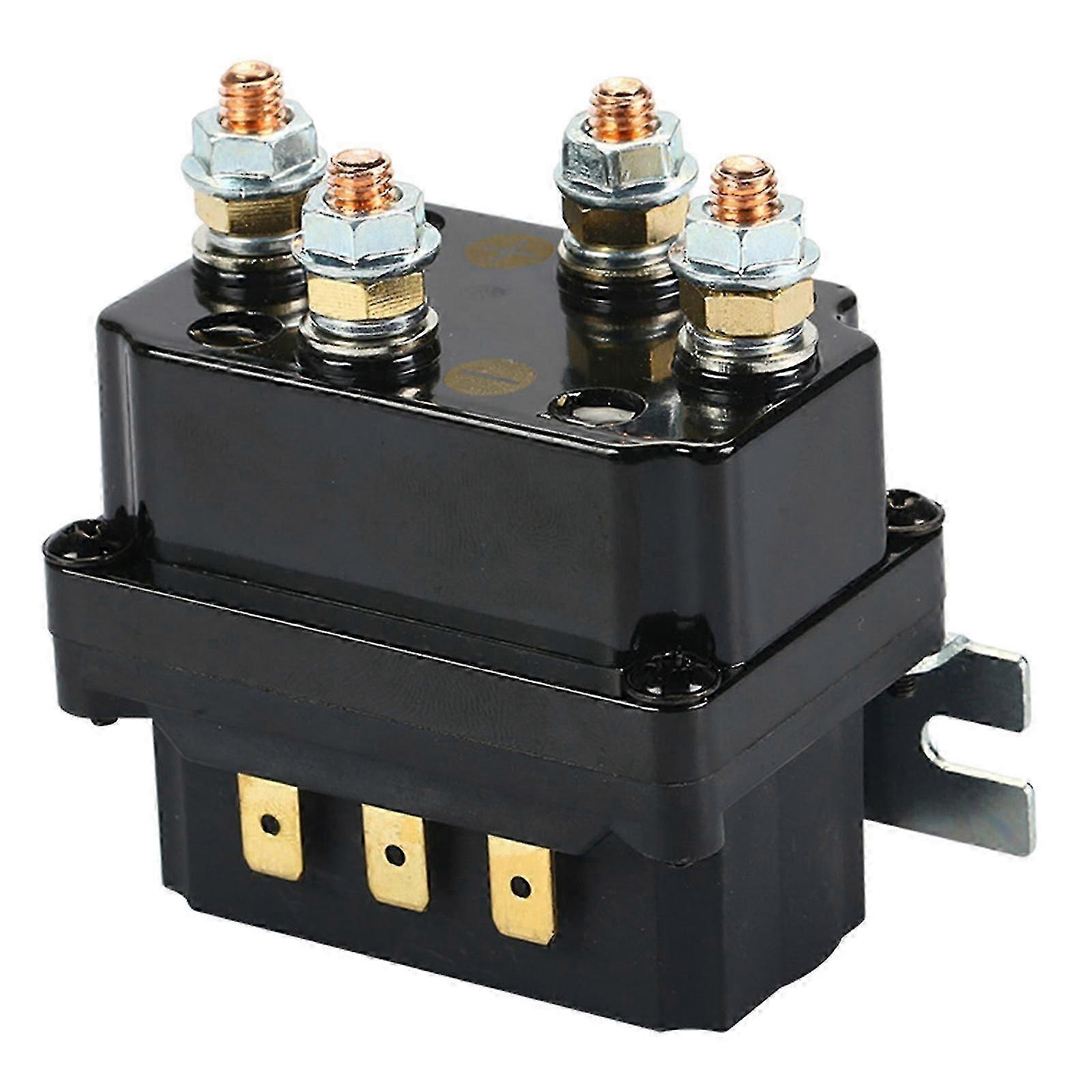12v Winch Rocker Switch Thumb 250a Solenoid Relay Contactor Winches For Atv Utv